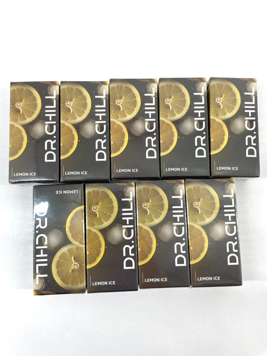 □【新品未開封】DR.CHILL ドクターチル LEMON ICE まとめ9点セット DR.CHILL 電子タバコ用カートリッジ LEMON ICE 20個セット