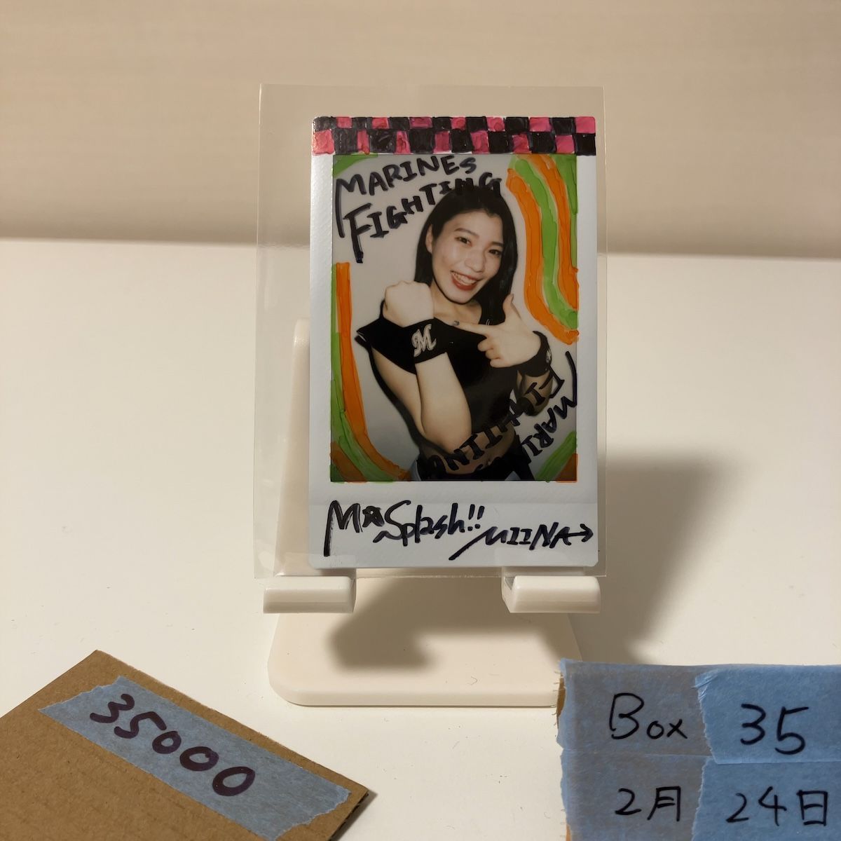 2022 BBM ミイナ 6/10 m splash 千葉ロッテマリーンズ チェキ カード miina one of one 24,500円