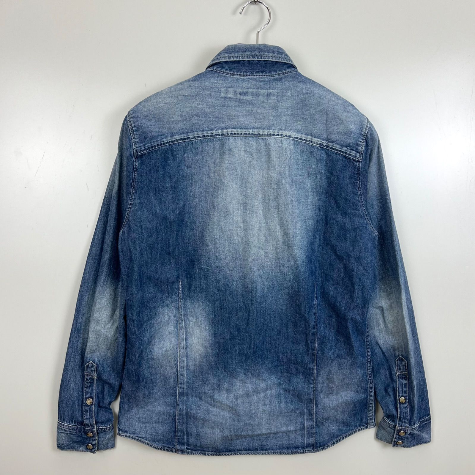 FUGA y2k archive denim western shirts 46 フーガ デニムウエスタン