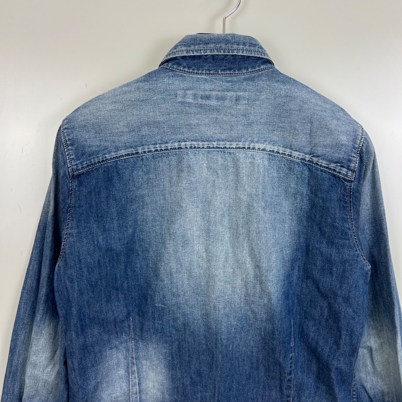 FUGA y2k archive denim western shirts 46 フーガ デニムウエスタン