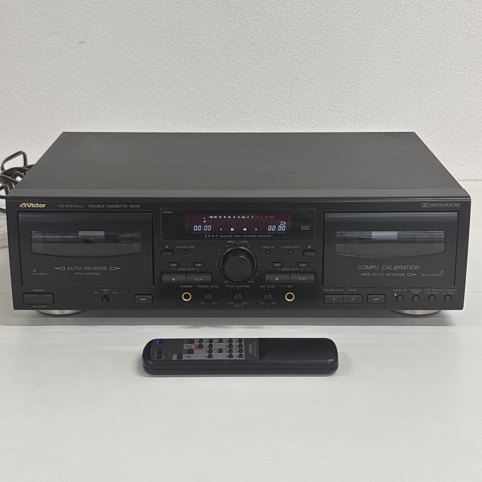 作動確認済み】ビクター ダブルカセットデッキ TD―W313MK2 良品