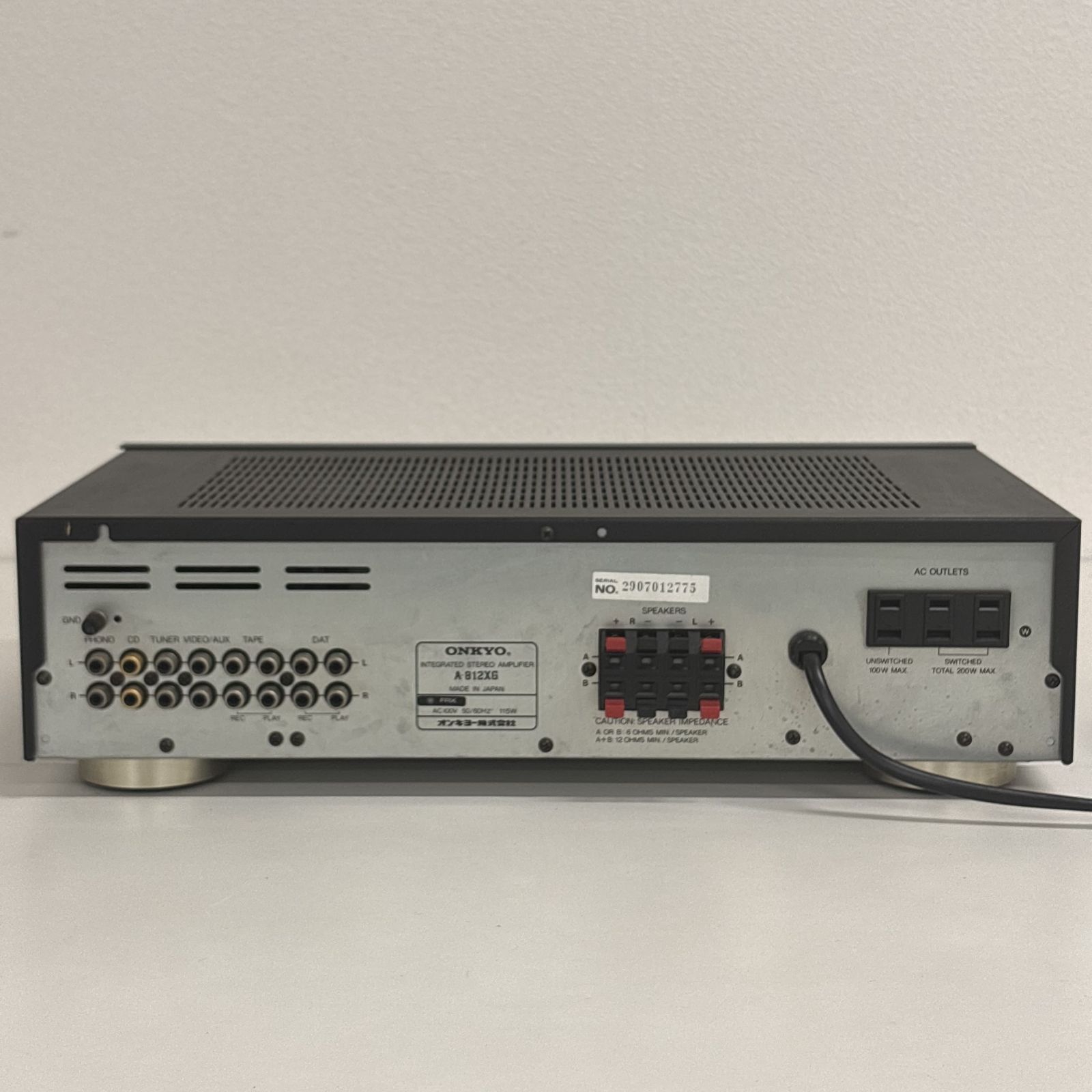ONKYO A-812XG インテグレーテッドアンプ Digital Reference - メルカリ