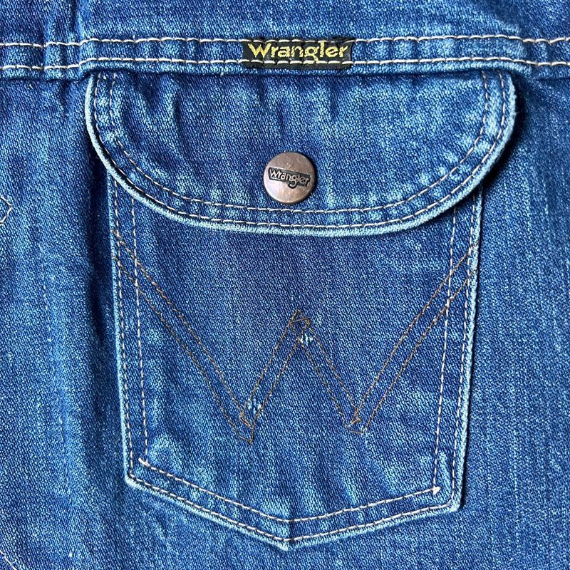 80s WRANGLER 124MJ デニムジャケット　ビンテージ　ラングラー 80s Wrangler 124MJ デニム ジャケット / 80年代 ビンテージ