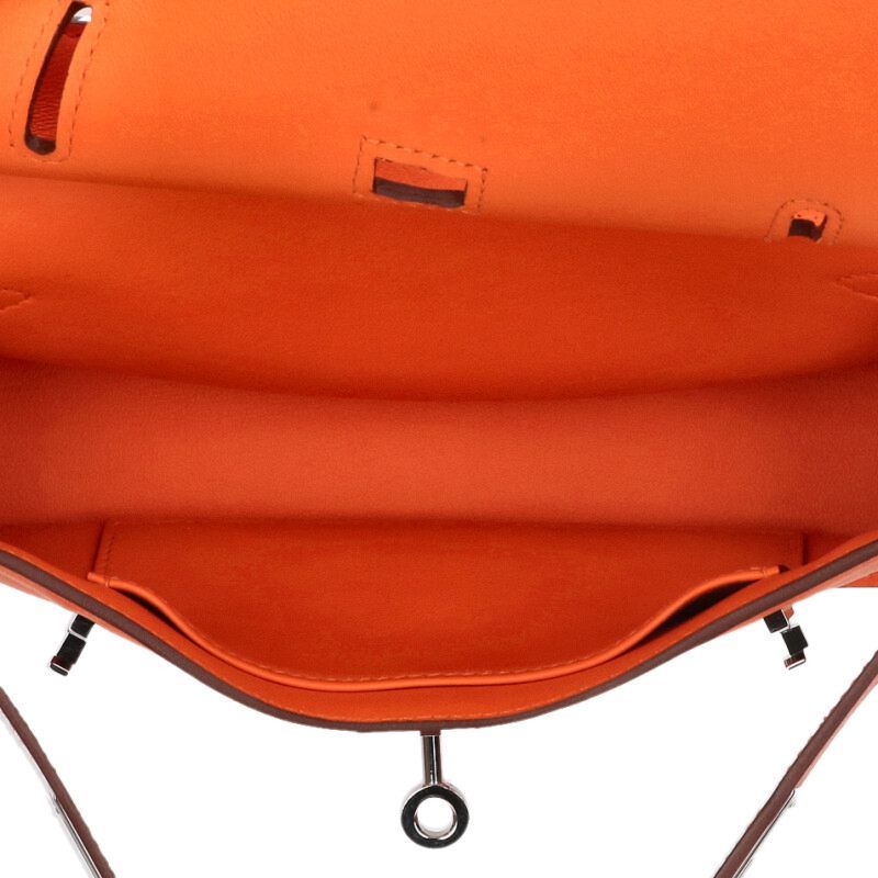 エルメス  ジプシエール ミニ B刻印 SV金具 ヴォースイフト オレンジミニアンショルダーバッグ レディース エルメス ジプシエール ミニ B刻印 SV金具 ヴォースイフト オレンジ