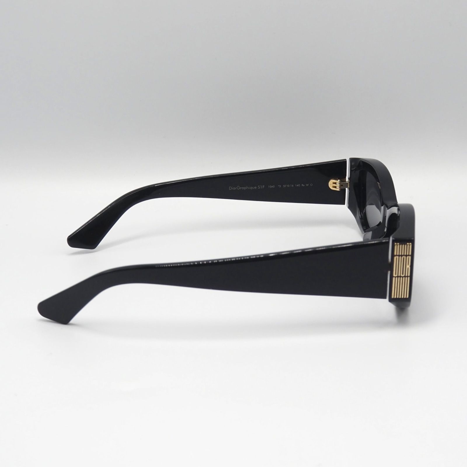 美品】DIOR グラフィック S1I レクタングル フレーム サングラス アイ