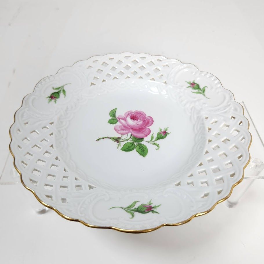 MEISSEN マイセン 透かし　薔薇 MEISSEN マイセン 透かし 薔薇 - メルカリ