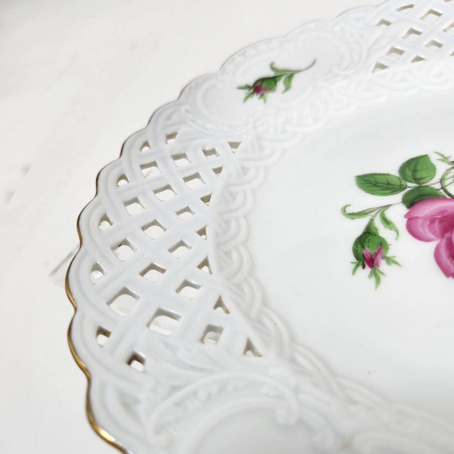MEISSEN マイセン 透かし 薔薇 - メルカリ