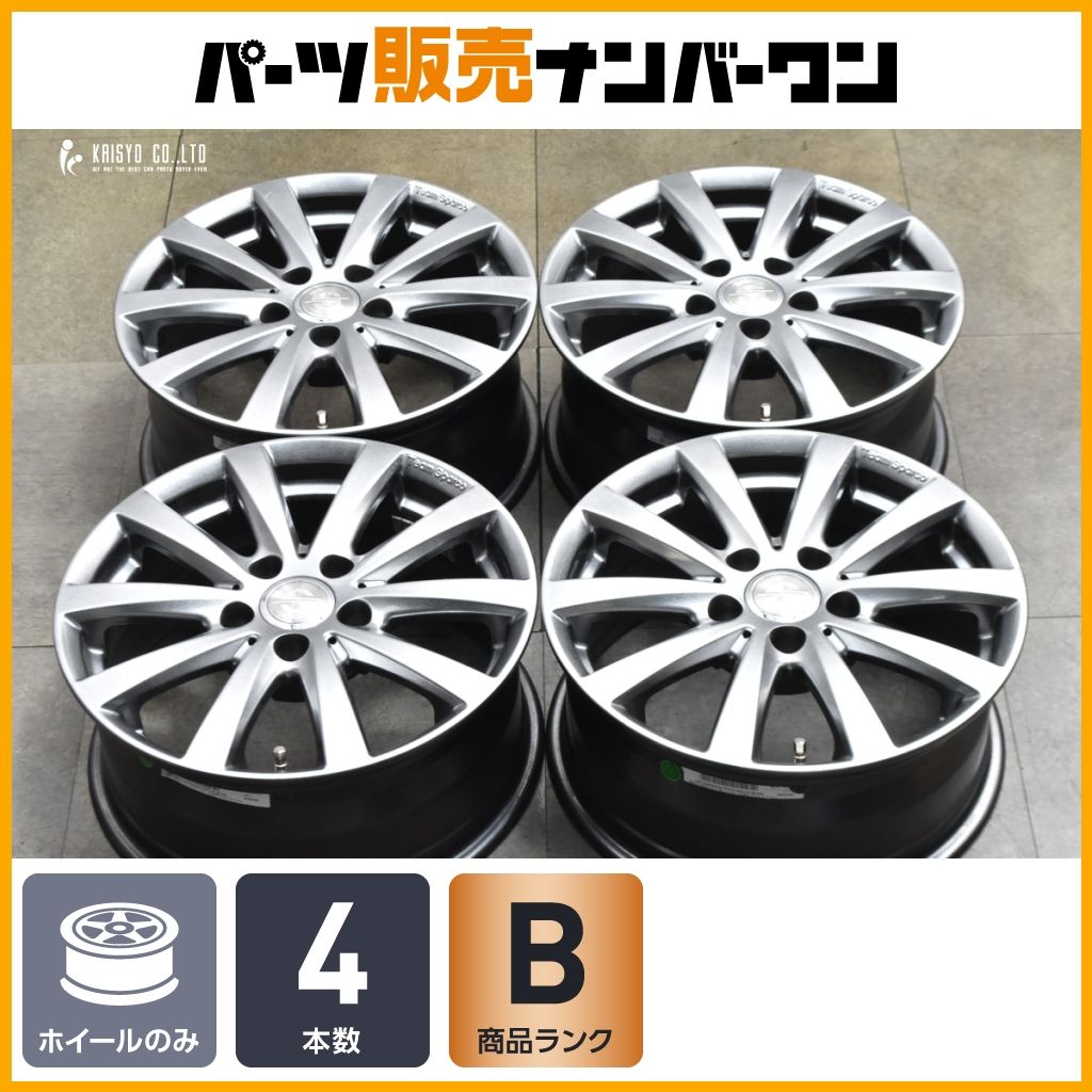 程度良好品】クリムソン チームスパルコ 16in 7J +37 PCD108 4本セット 