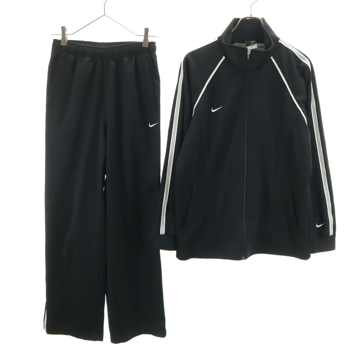 NIKE ナイキ トラックジャケット 上下 セットアップ M ブラック DRI 
