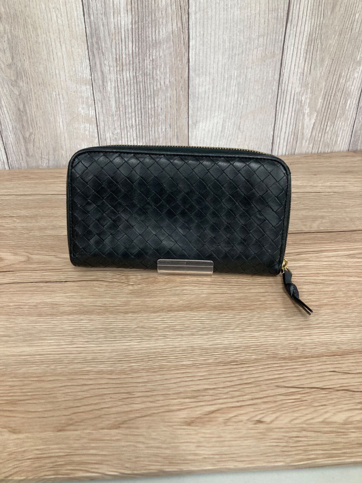 BOTTEGA VENETA ボッテガヴェネタ 長財布 ラウンドファスナー ウォレット ブラック 平塚店 衣料品 ㉓