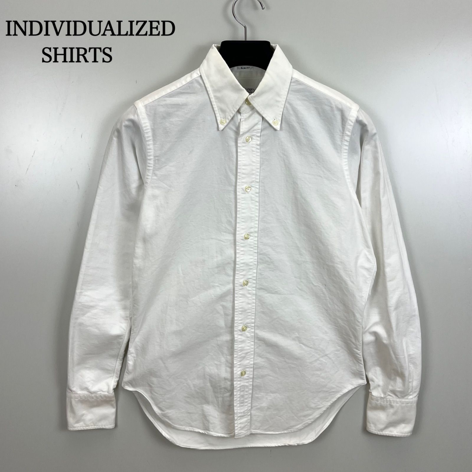 ポ INDIVIDUALIZED SHIRTS USA made OXFORD BD slim shirts 14.5 S 