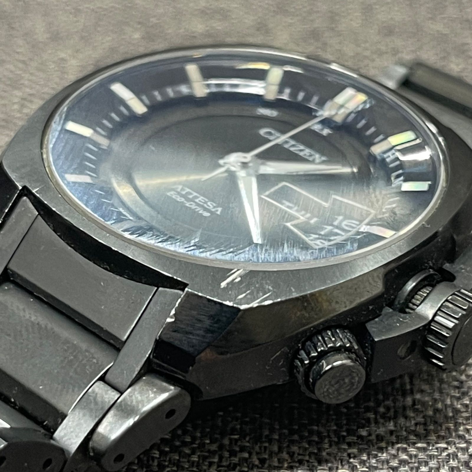 NPA】ジャンク CITIZEN ATTESA シチズン アテッサ GN-4-S 12G 腕時計 