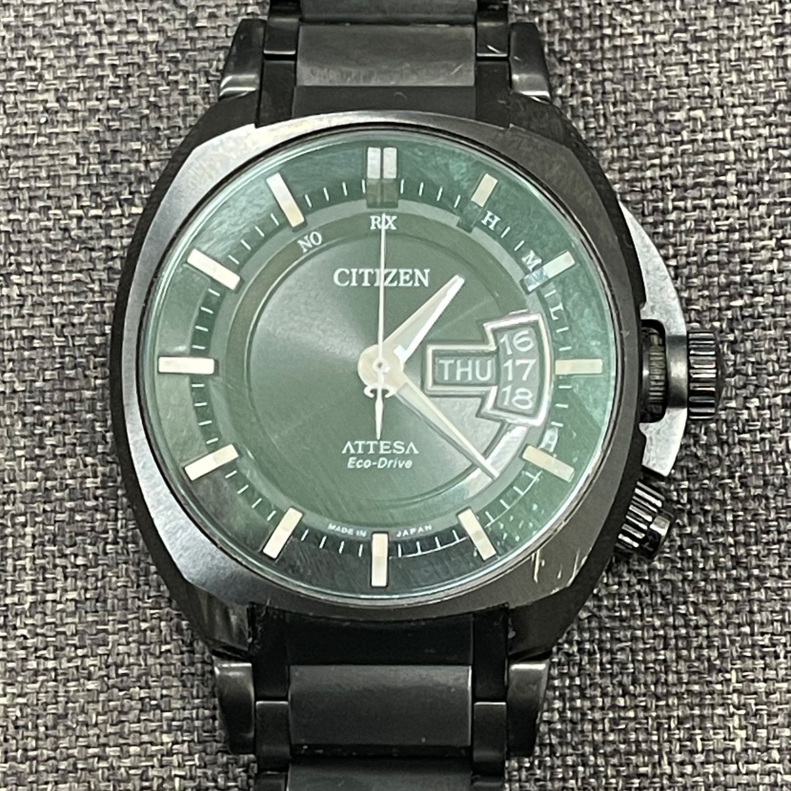 ジャンク 【ジャンク】稼働品 CITIZEN シチズンATTESA H410-T003907 