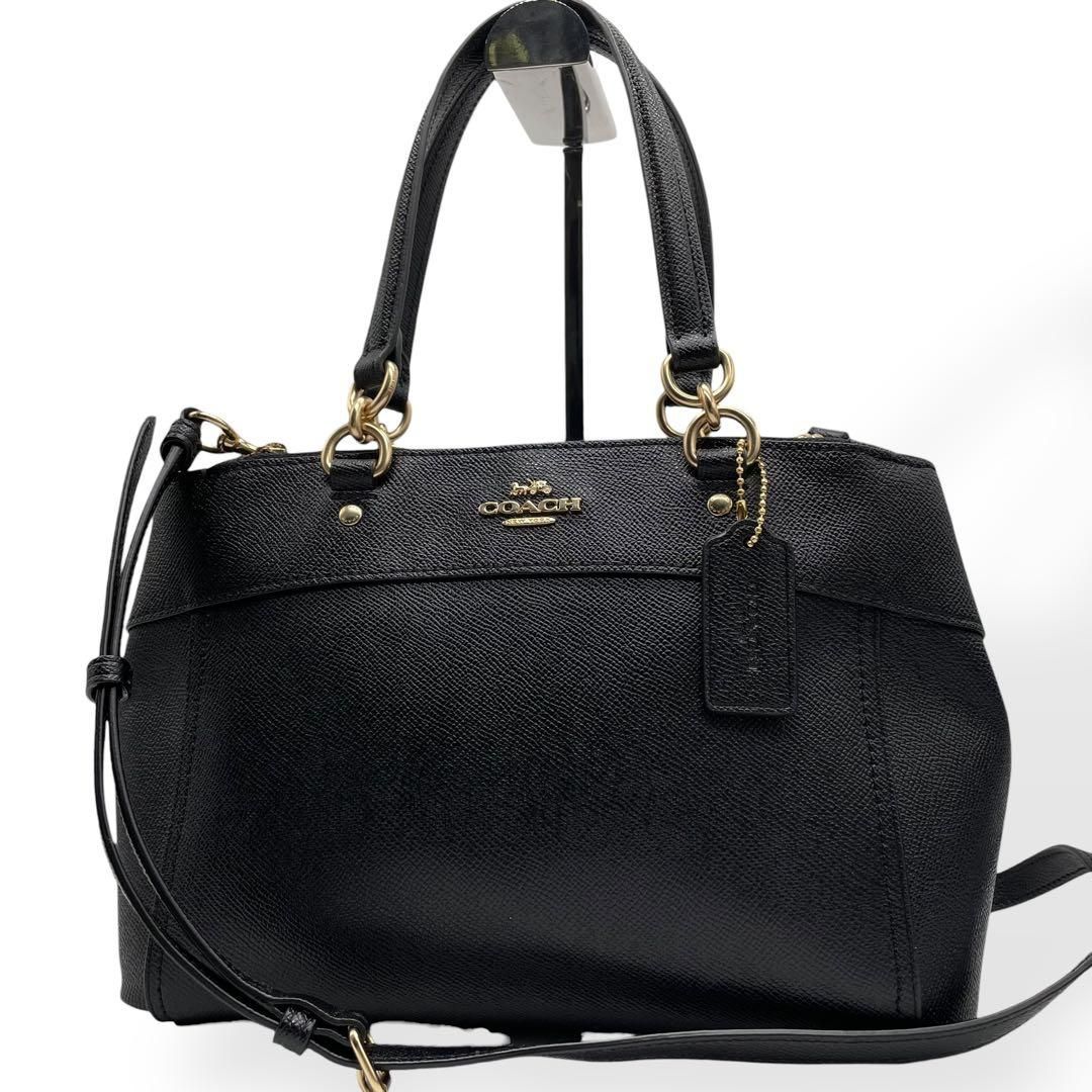 未使用級 COACH コーチ ショルダーバッグ 2WAY ハンドバッグ チャーム 