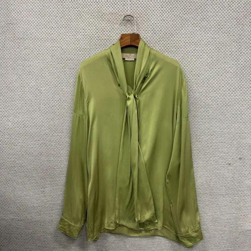 レディース GUCCI グッチ 正規品 シルク ブラウス シャツ 46 A07643