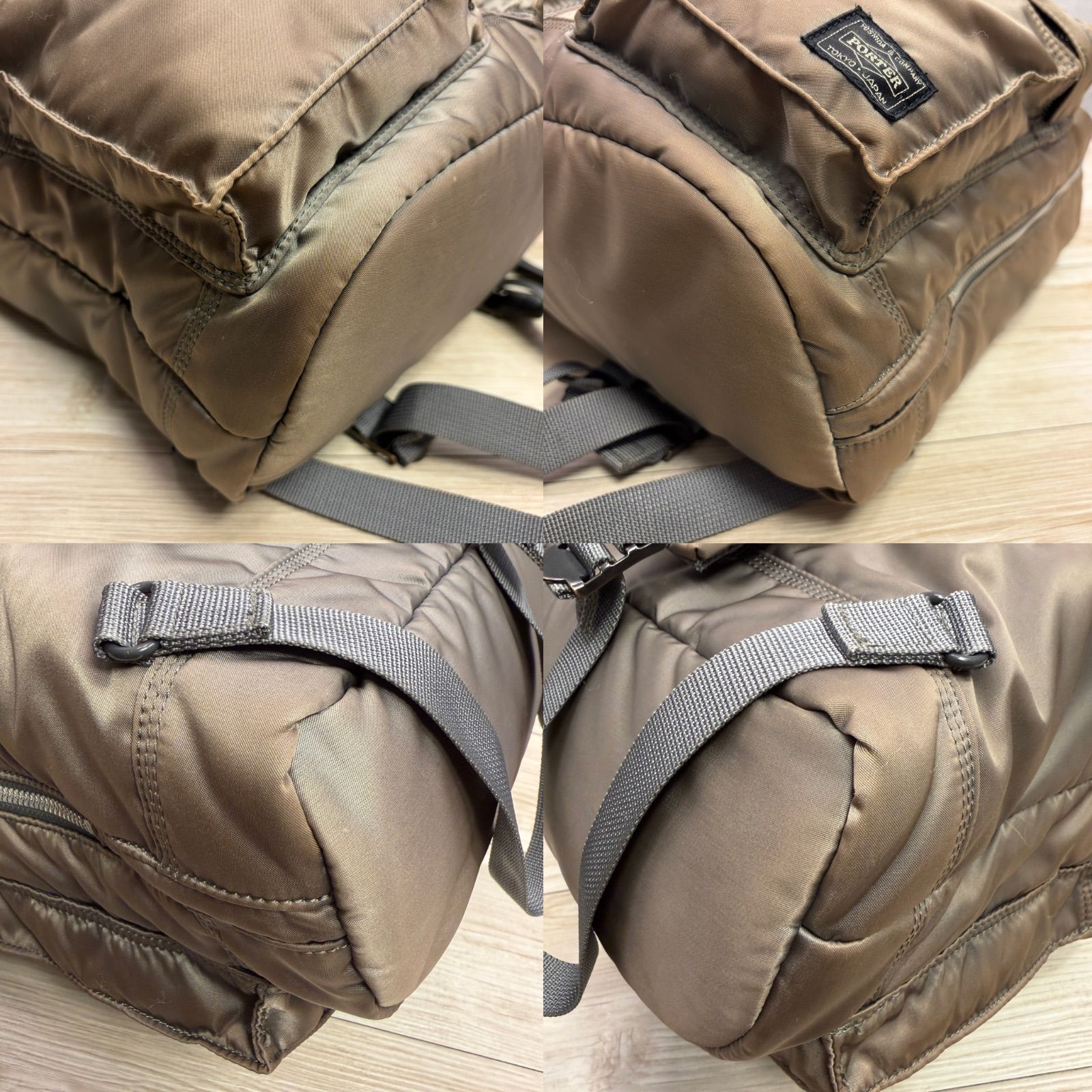 PORTER タンカー リュック シルバーグレー 吉田カバン 旧型 バック PORTER タンカー リュック シルバーグレー 吉田カバン 旧型 バック