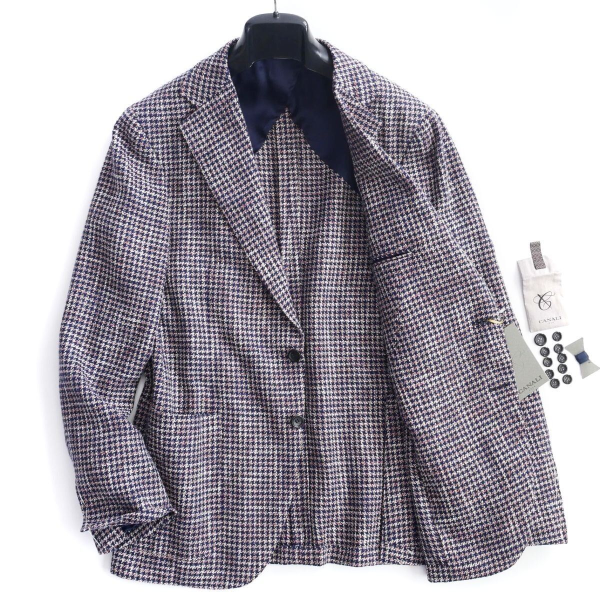 dt268○50○定価23万円○CANALIカナーリ○格上げ上質春夏ジャケ 