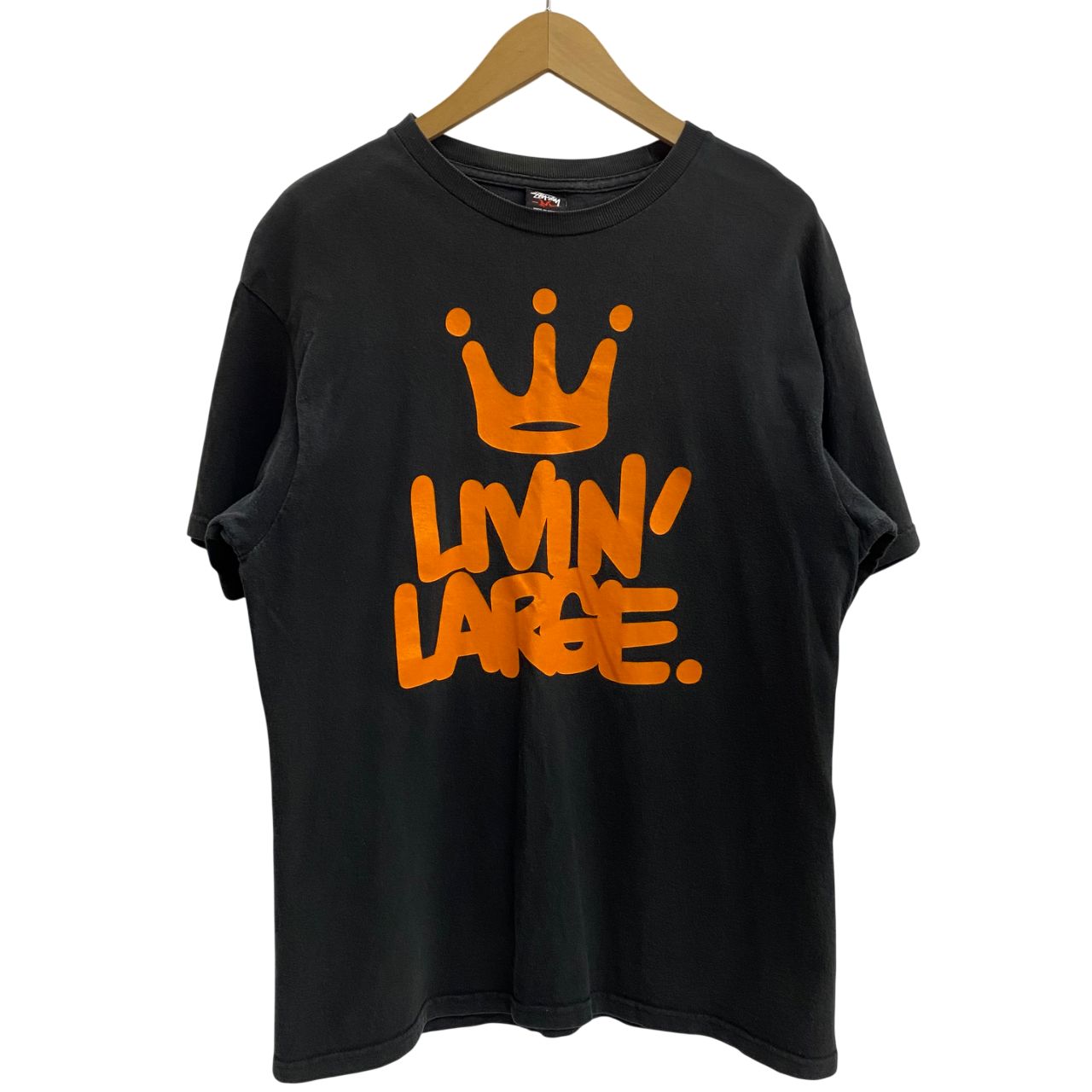 ステューシー STUSSY LIVIN LARGE メキシコ製 Tシャツ ブラック M 