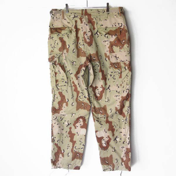90s 実物 米軍 US ARMY 6C チョコチップ 迷彩 カーゴ パンツ L-R