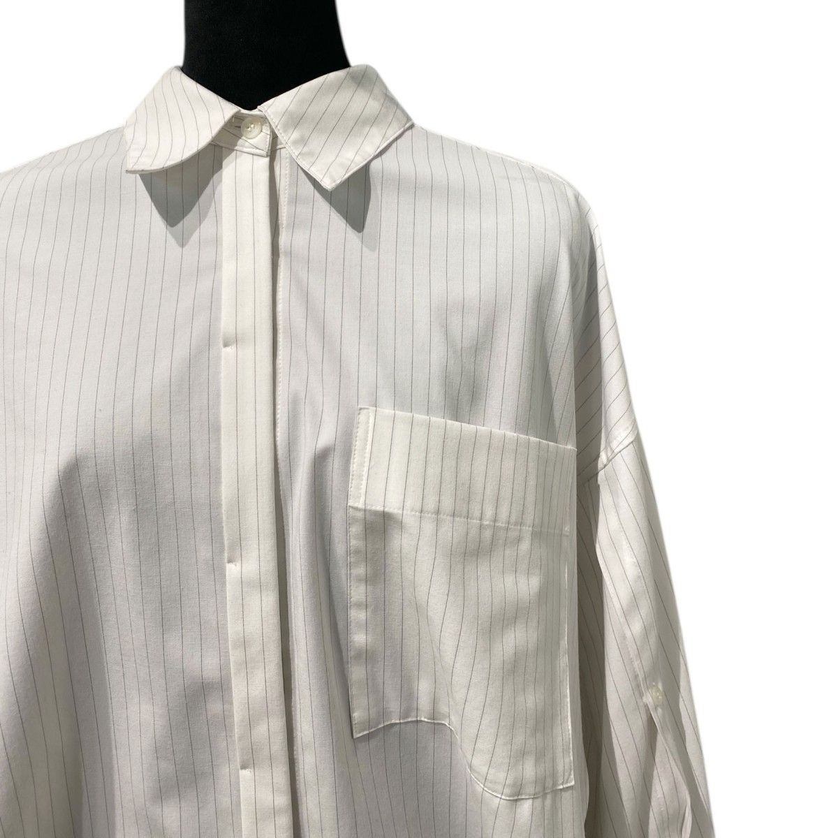 STUDIOUS Oversized 4way Shirtオーバーサイズ多機能ストライプ 