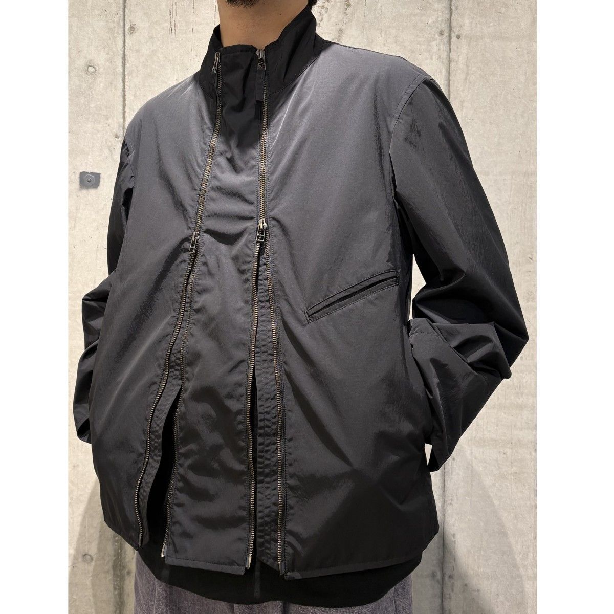 UJOH HOMME×STUDIOUS 別注 DOUBLE ZIP BLOUSONダブルZIPナイロン