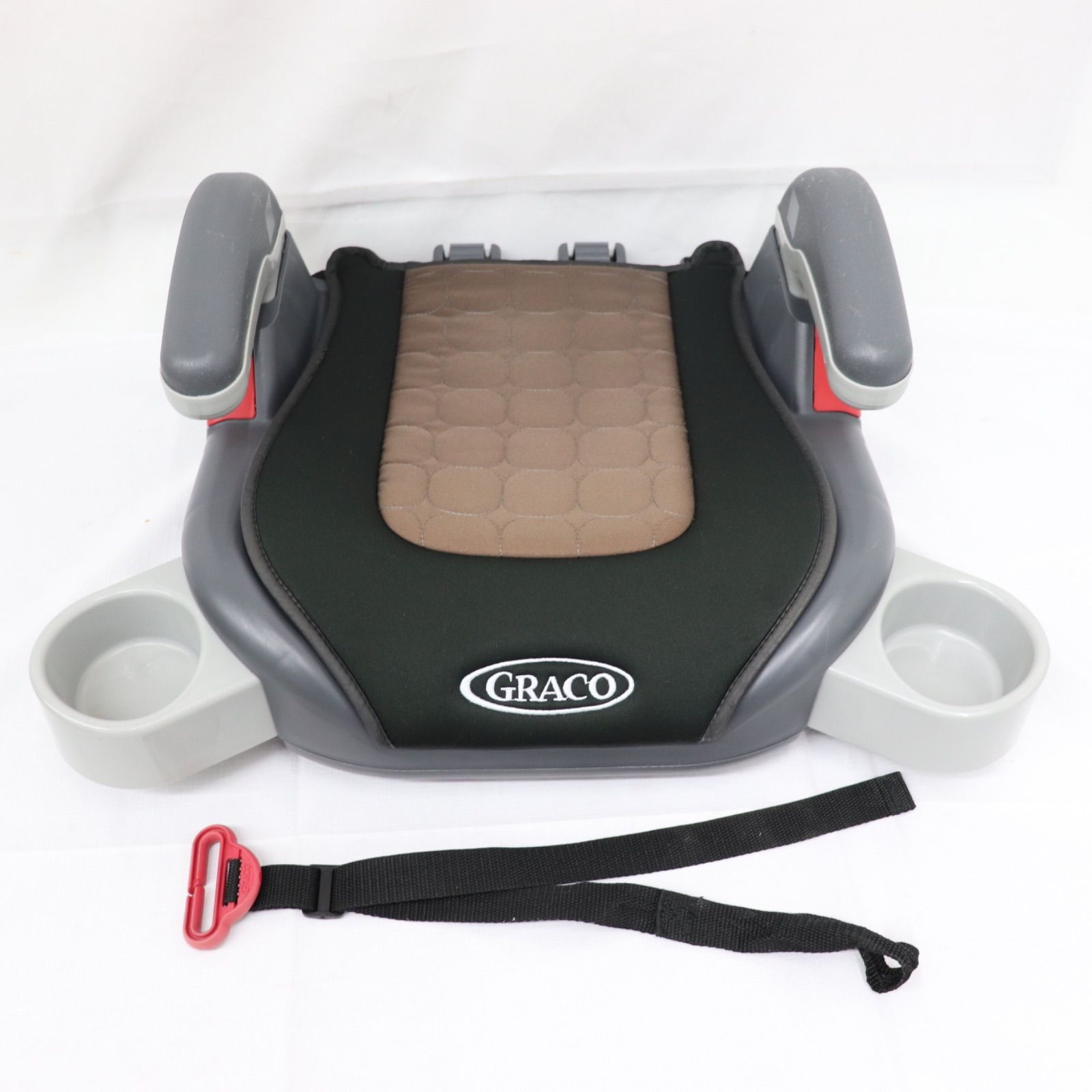 美品】GRACO グレコ ジュニアシート カップホルダー付 ブースター 