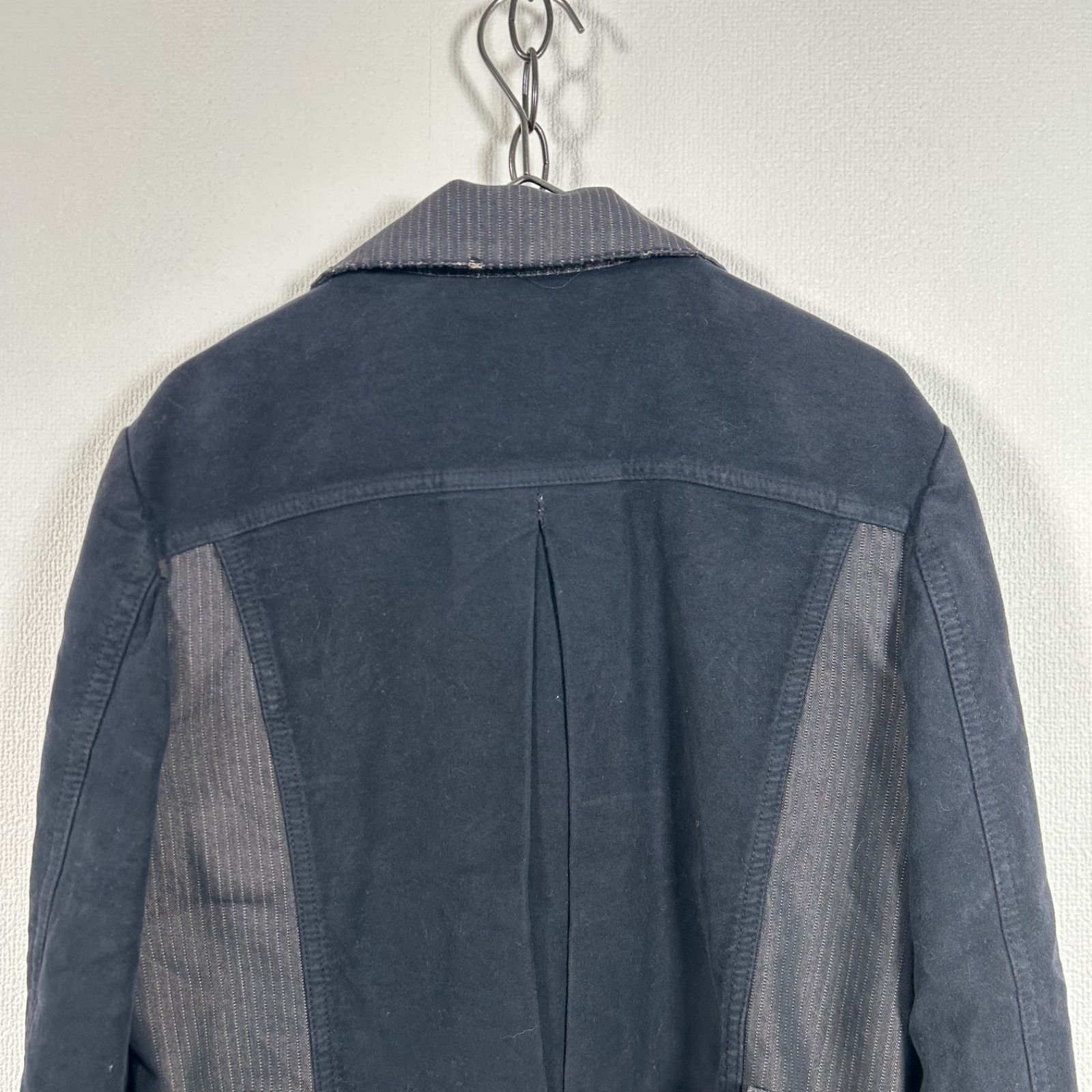 イタリア製 Just Cavalli 異素材 ピケ テーラードジャケット XS Italy Vintage イタリア製 Y2K Just Cavalli 異素材 ピケ テーラード
