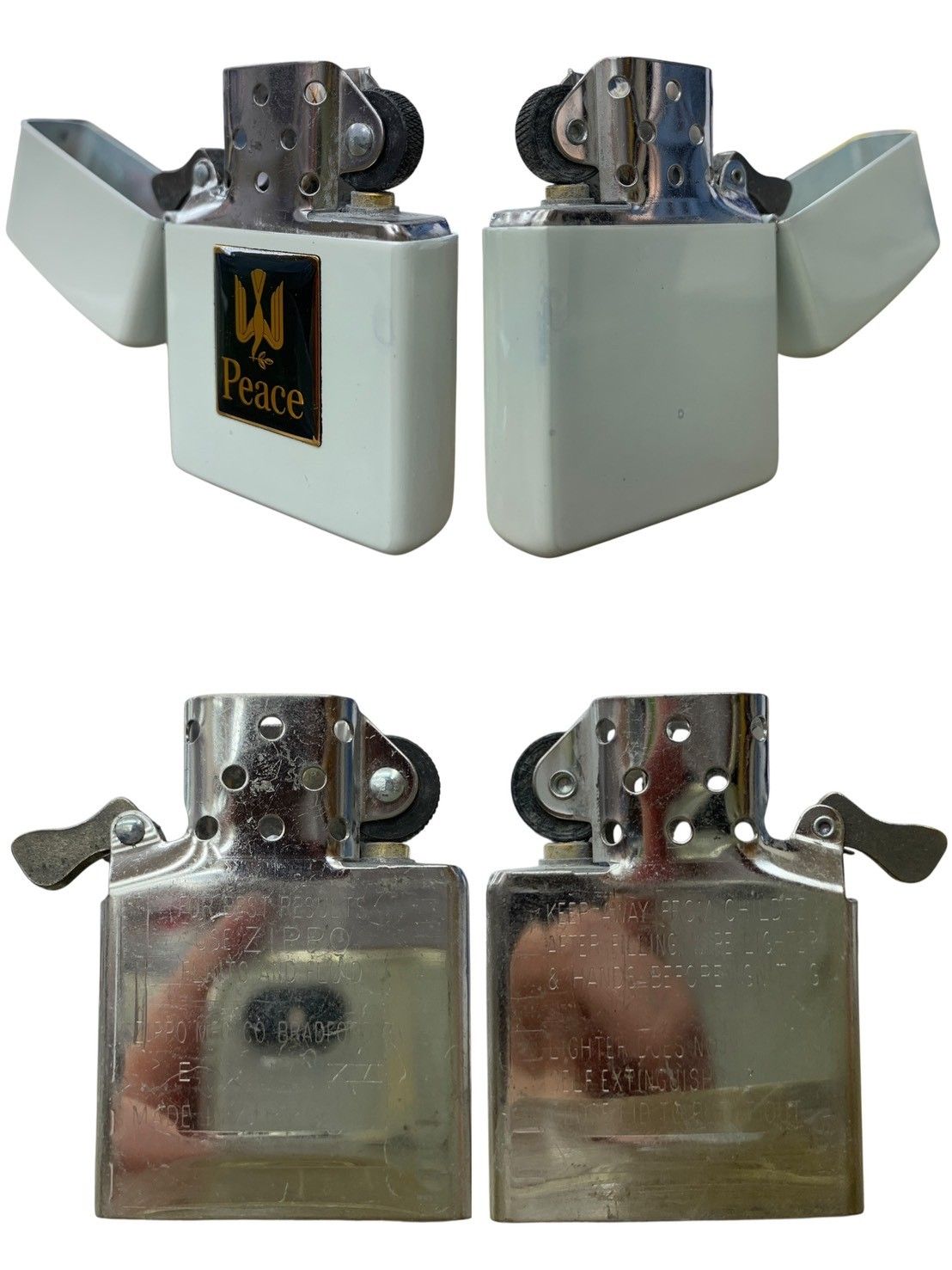 zippo (ジッポー) ZIPPO オイルライター Peace ピース 2000年製