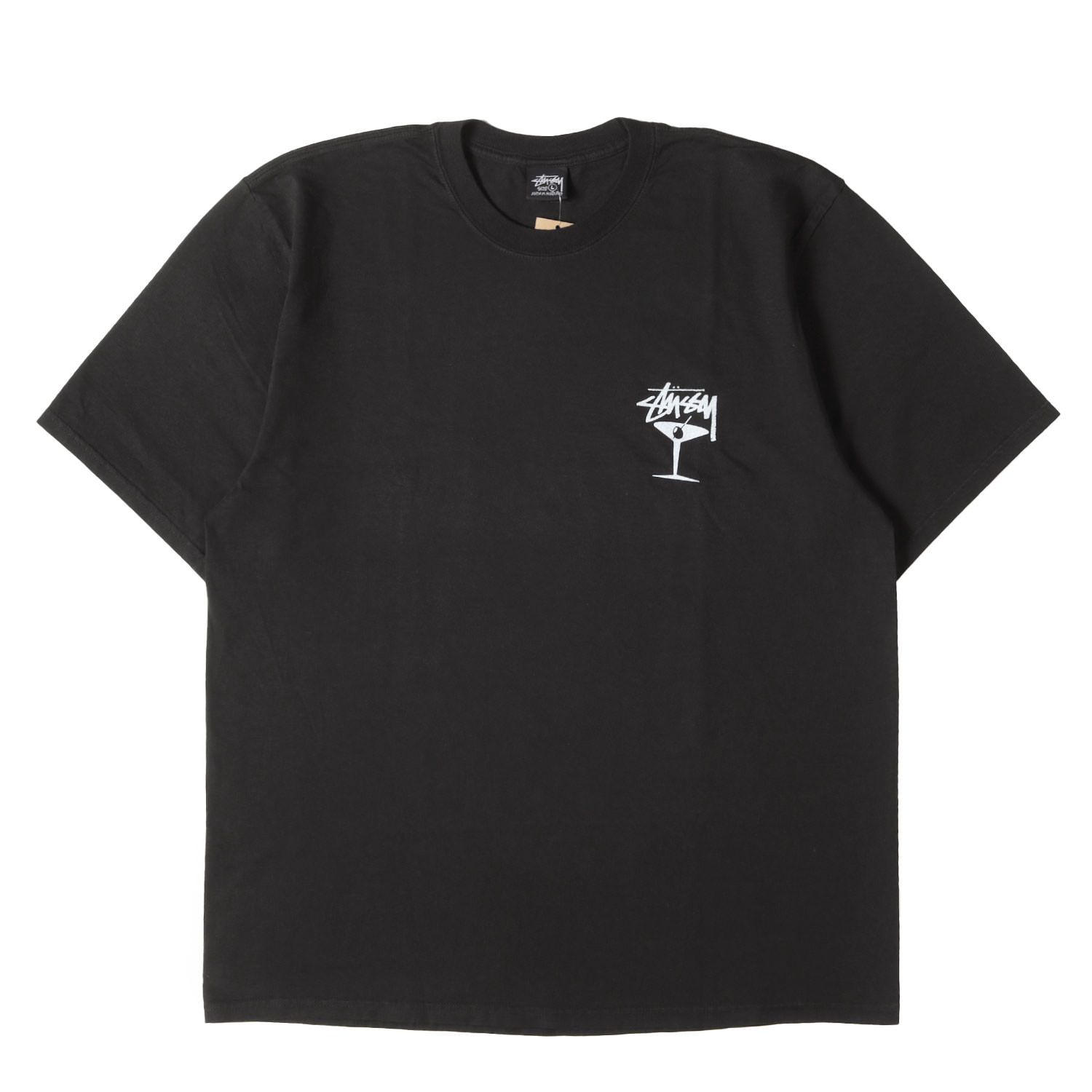新品】STUSSY ステューシー Tシャツ ブラック 黒 サイズ:L | 25SS