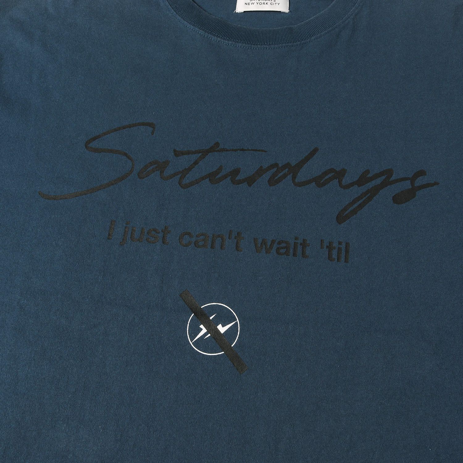 SATURDAYS SURF NYC サタデーズサーフニューヨーク Tシャツ ブルー 