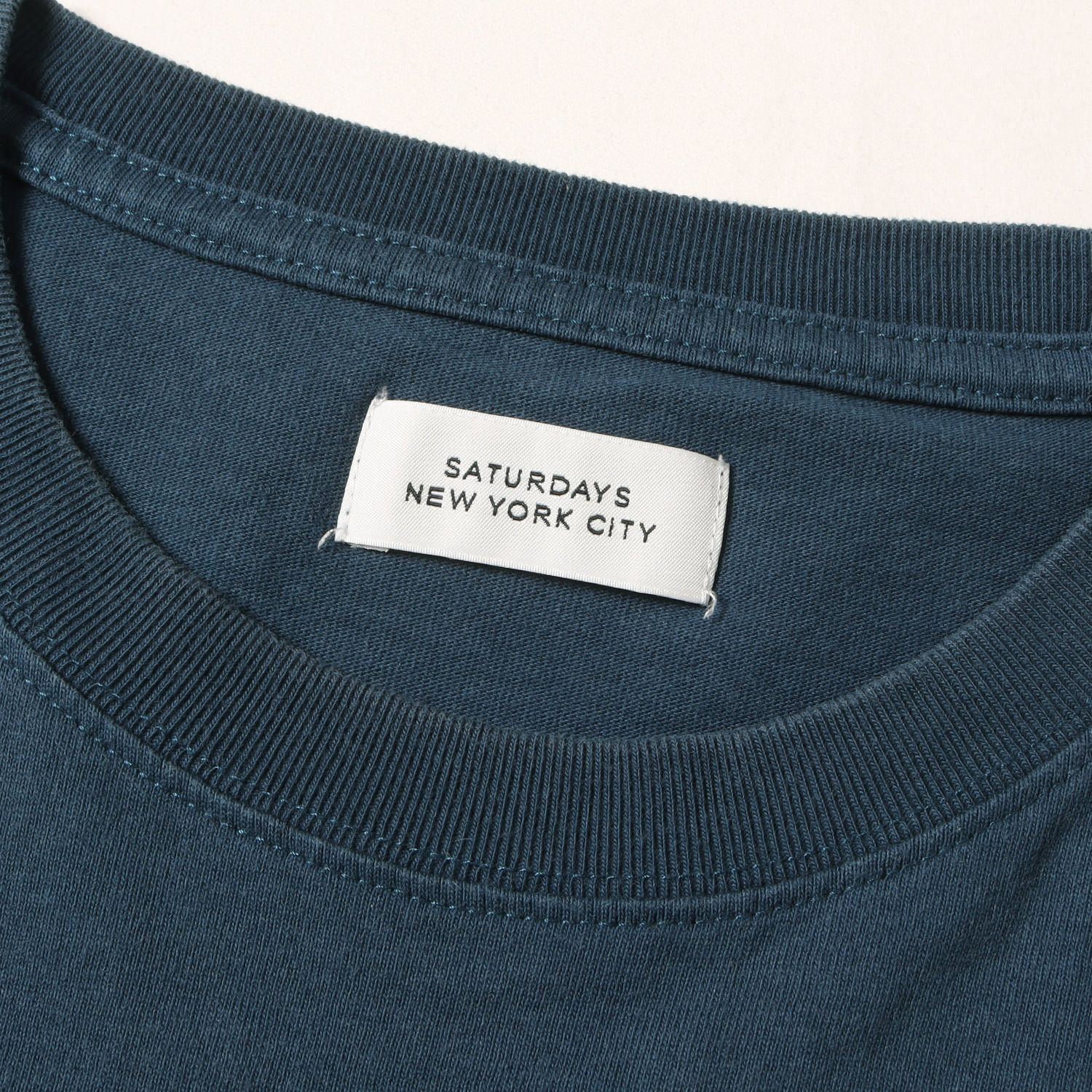 SATURDAYS SURF NYC サタデーズサーフニューヨーク Tシャツ ブルー 
