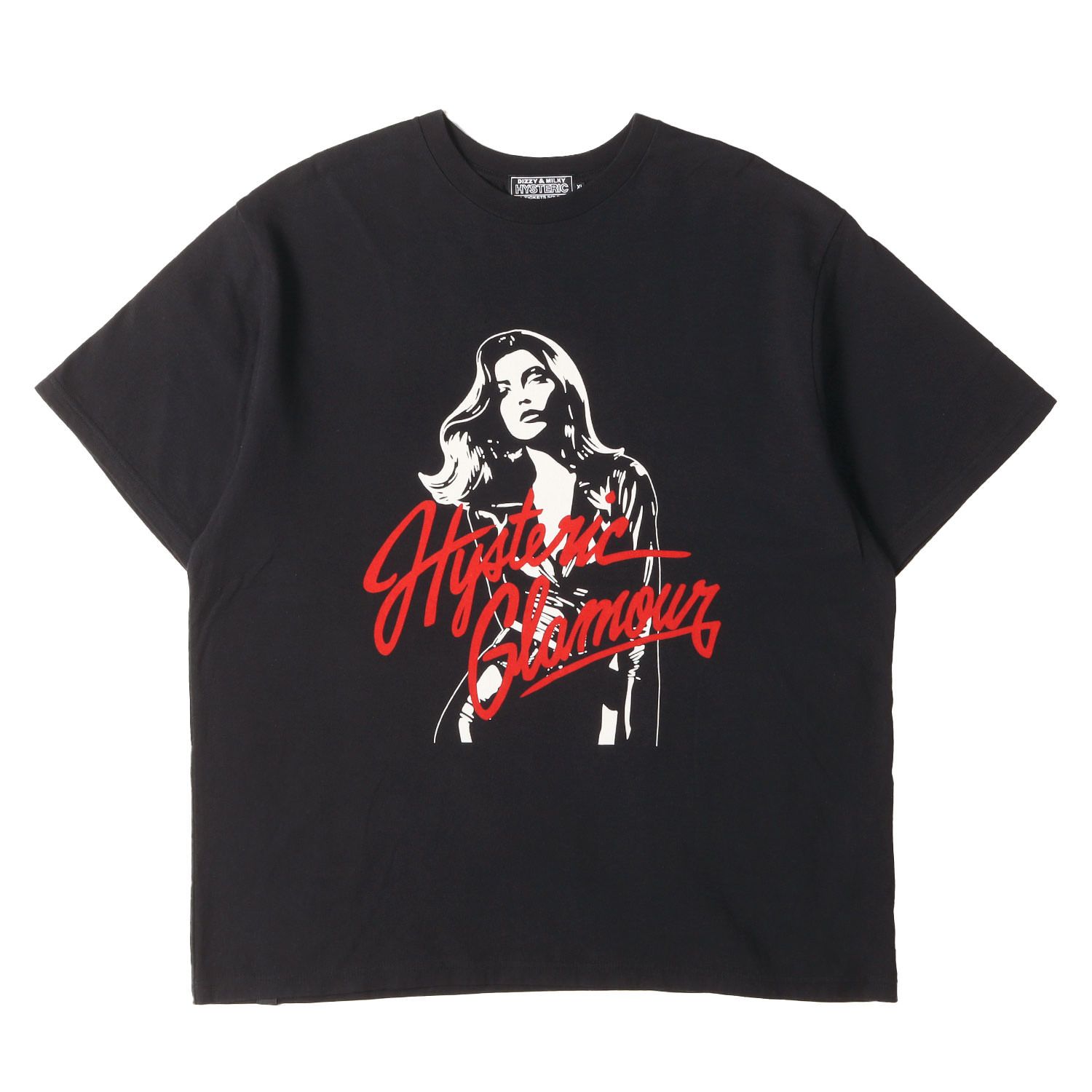 HYSTERIC GLAMOUR ヒステリックグラマー Tシャツ ブラック 黒 サイズ