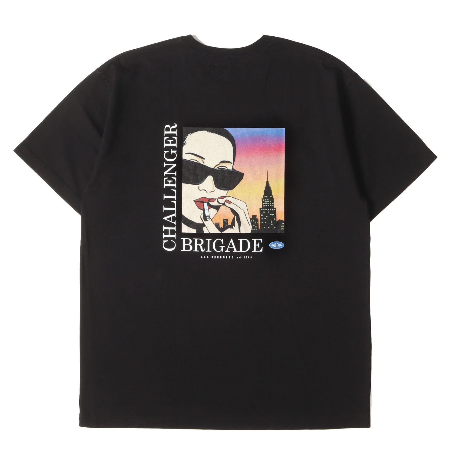 美品】CHALLENGER チャレンジャー Tシャツ ブラック 黒 サイズ:XL