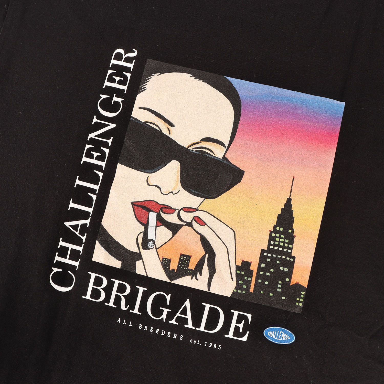 美品】CHALLENGER チャレンジャー Tシャツ ブラック 黒 サイズ:XL