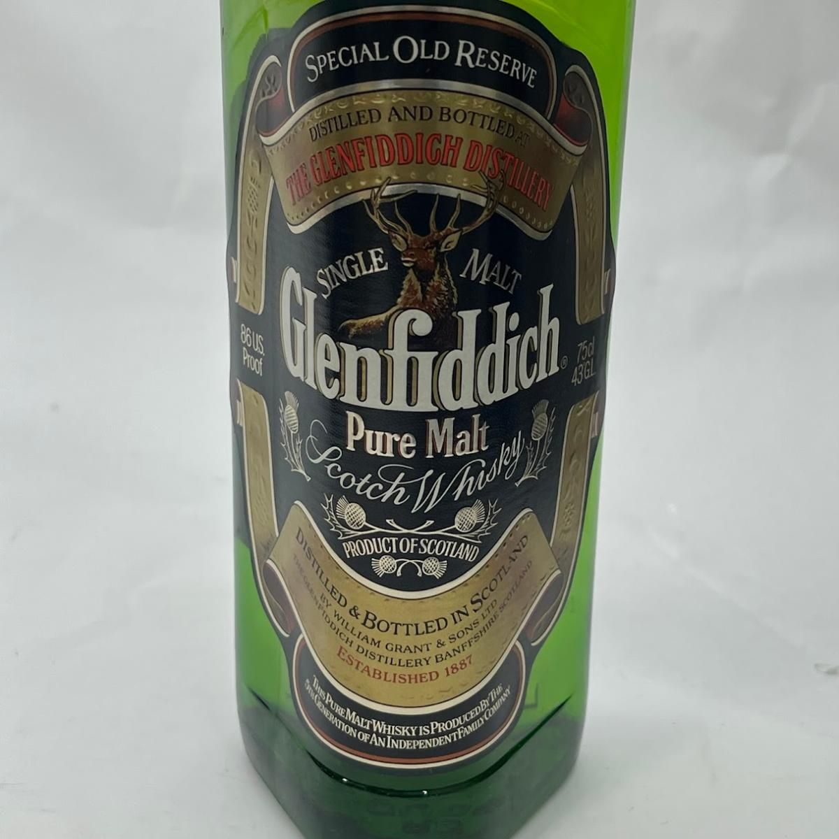 グレンフィディック 750ml 43度 オールドボトル ピュアモルト - メルカリ