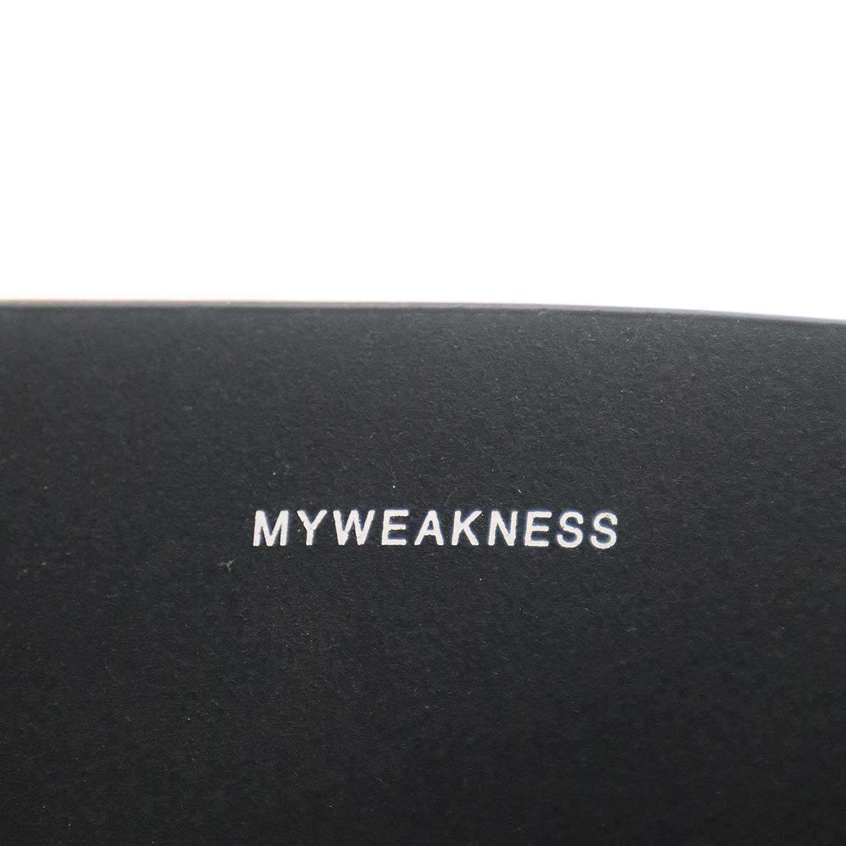 MYWEAKNESS マイウィークネス NEW PORT LEATHER レザーバッグ ブラック 