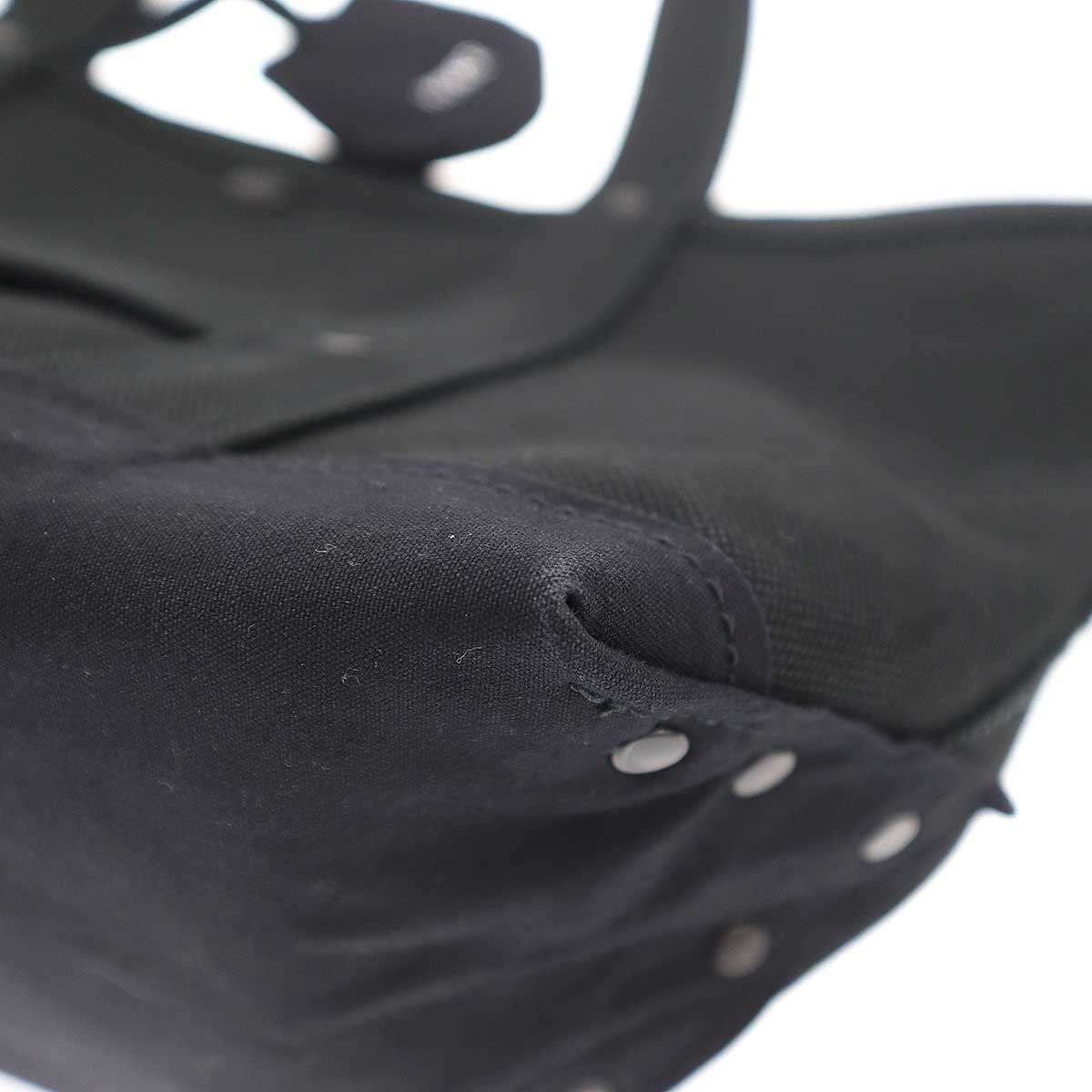 HYKE ハイク 26SS TOTE BAG MEDIUM キャンバストートバッグ ブラック M 