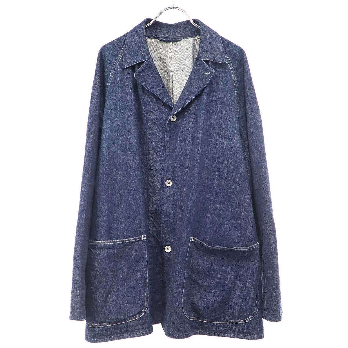 COMOLI コモリ 21SS デニム ワークジャケット T01-01004 インディゴ 2 