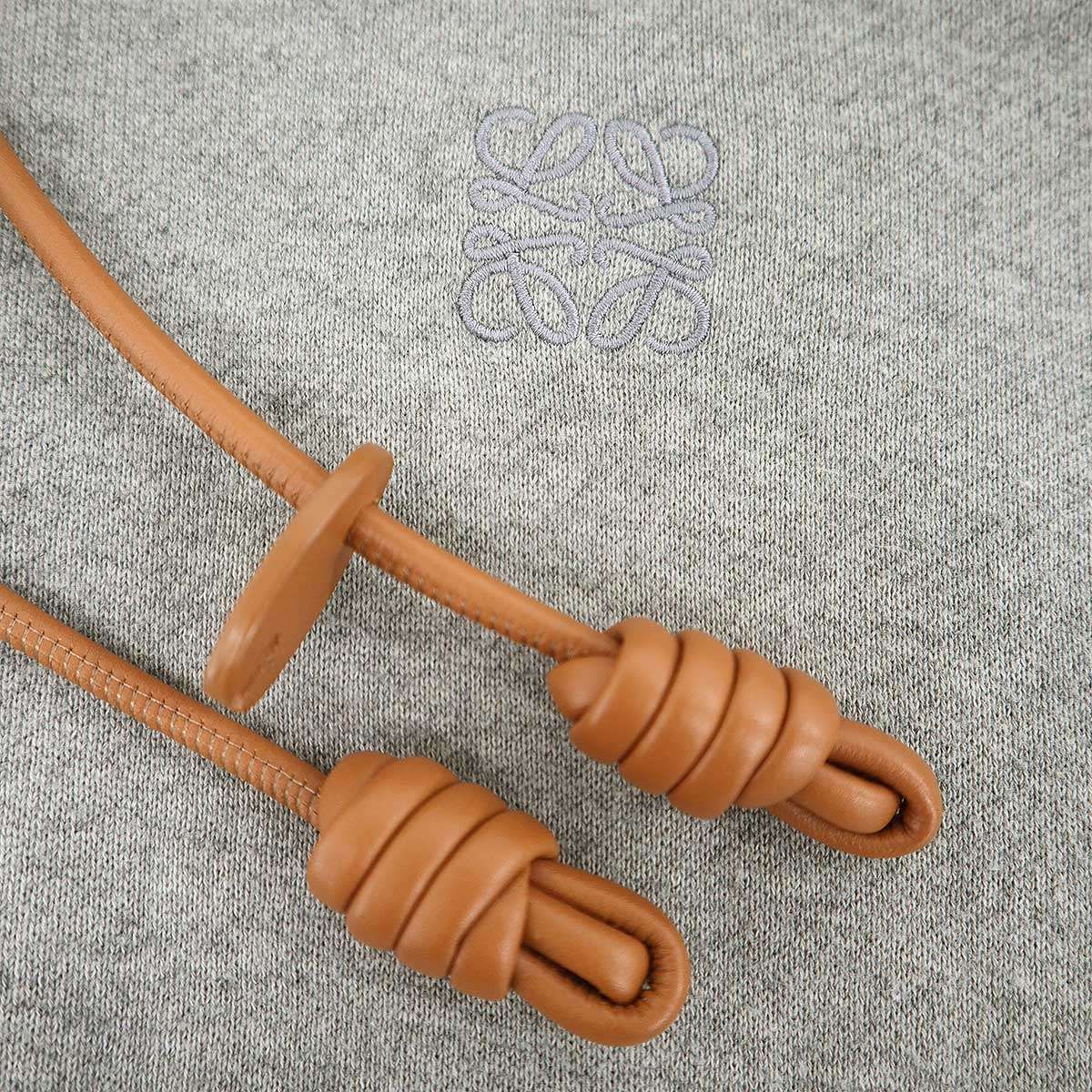 LOEWE ロエベ アナグラム フラメンコ ジップアップパーカー S359Y25X53 グレー S LOEWE ロエベ アナグラム フラメンコ ジップアップパーカー S359Y25X53