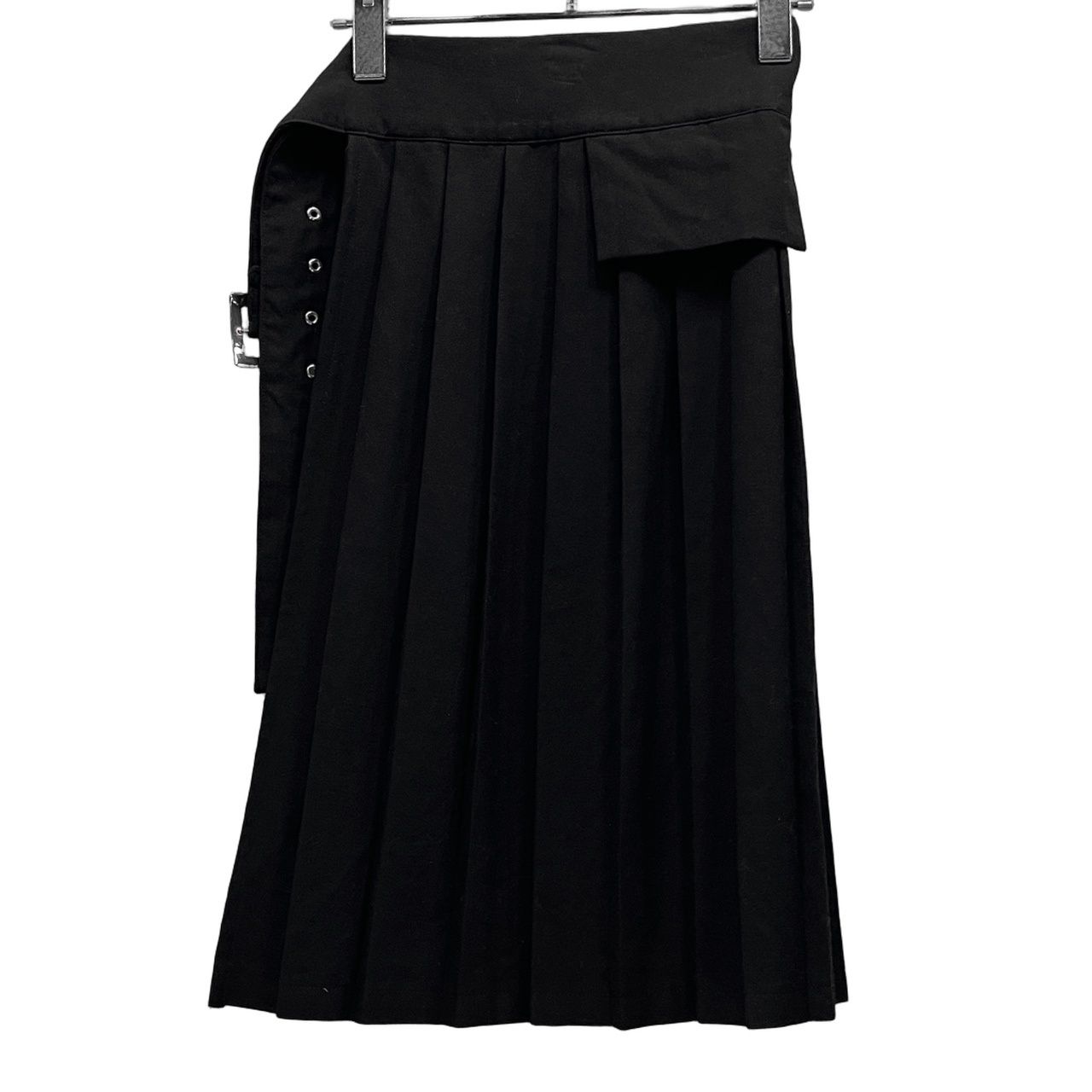 LIMI feu ウールプリーツアシンメトリー巻きスカート パンツ ボトムス