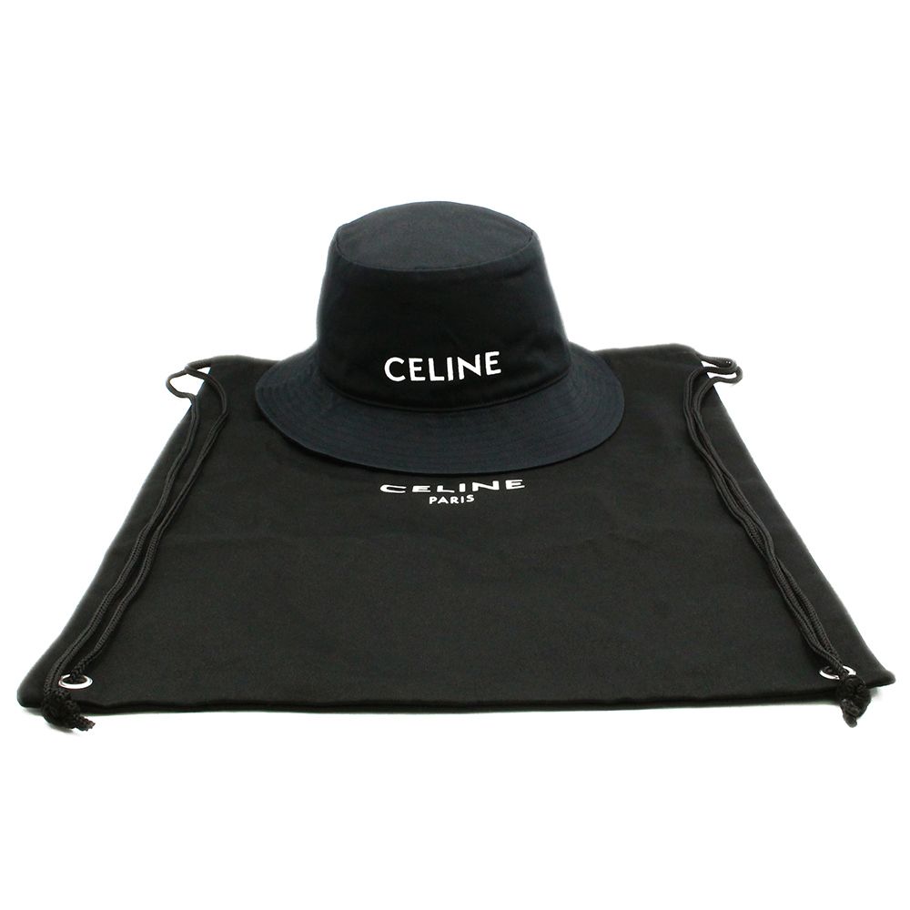 未使用 正規品　CELINE セリーヌ バケットハット ブラック　XL 登坂 未使用 正規品 CELINE セリーヌ バケットハット ブラック XL 登坂