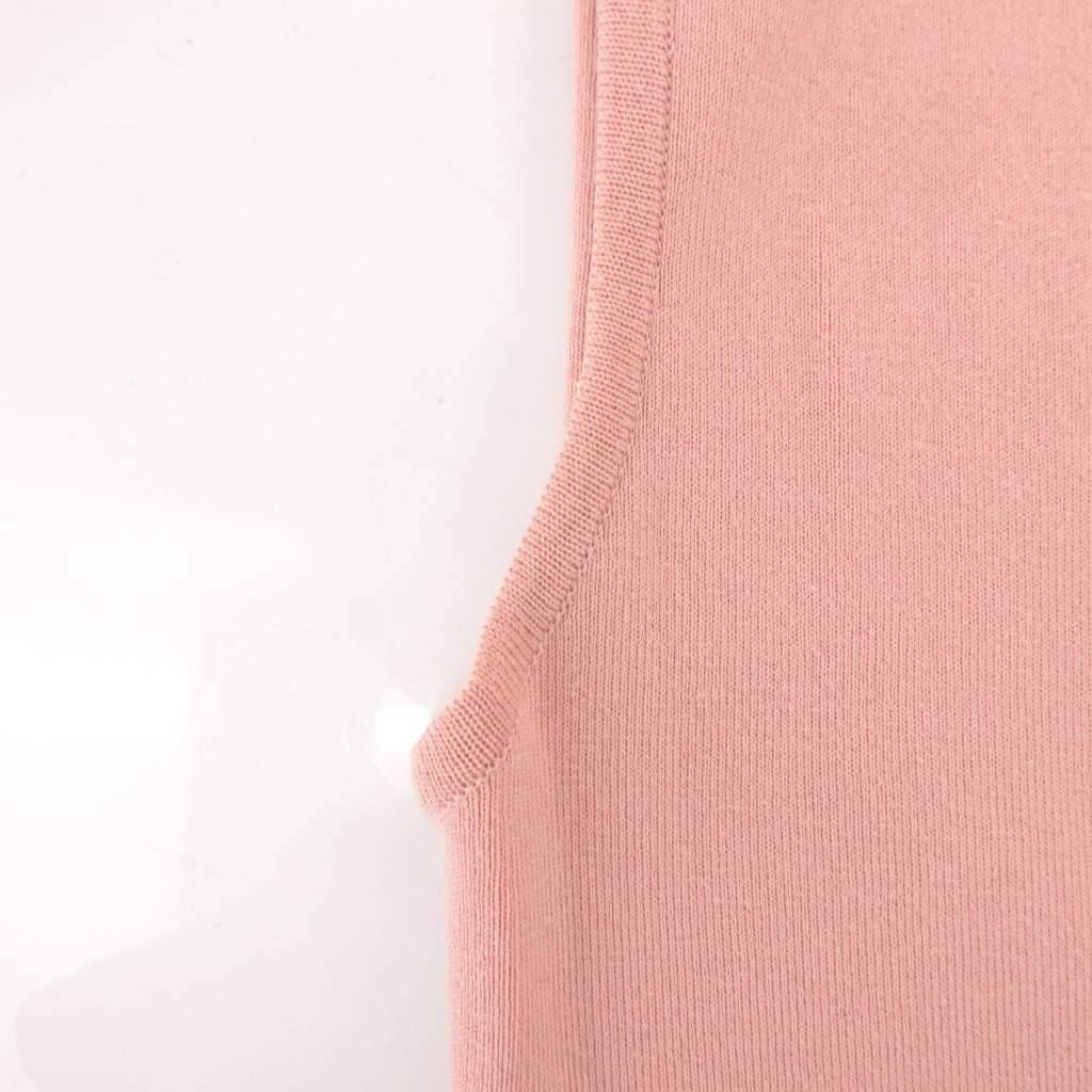 フォクシー FOXEY ニット カットソー ニットソー ノースリーブ ロゴ