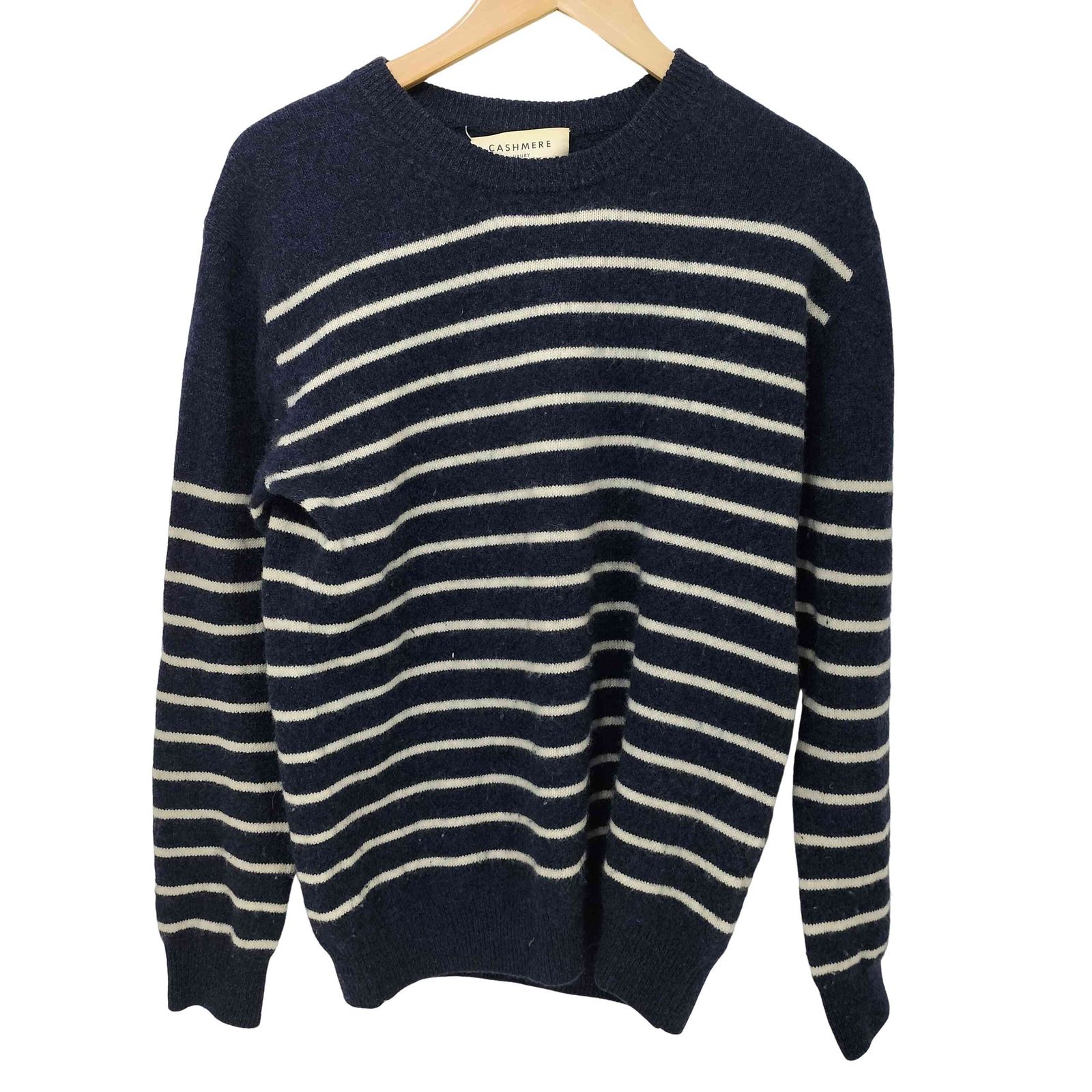 シップス SHIPS luxury pure cashmere カシミヤ100 ボーダー ニット 