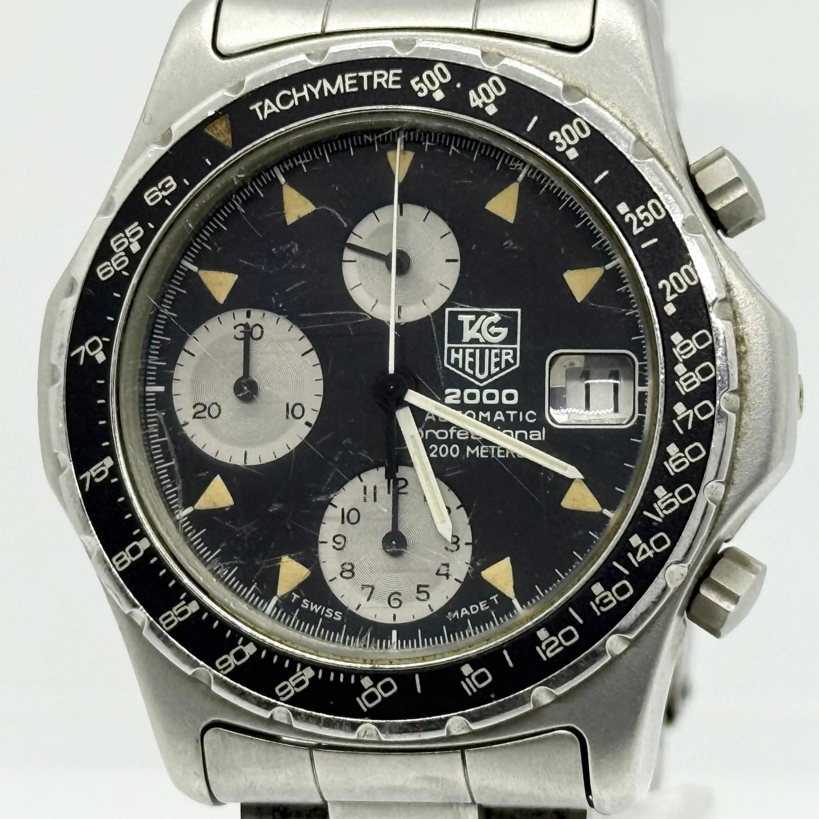 TAG HEUER タグホイヤー プロフェッショナル2000 173.306 ブラック AT 