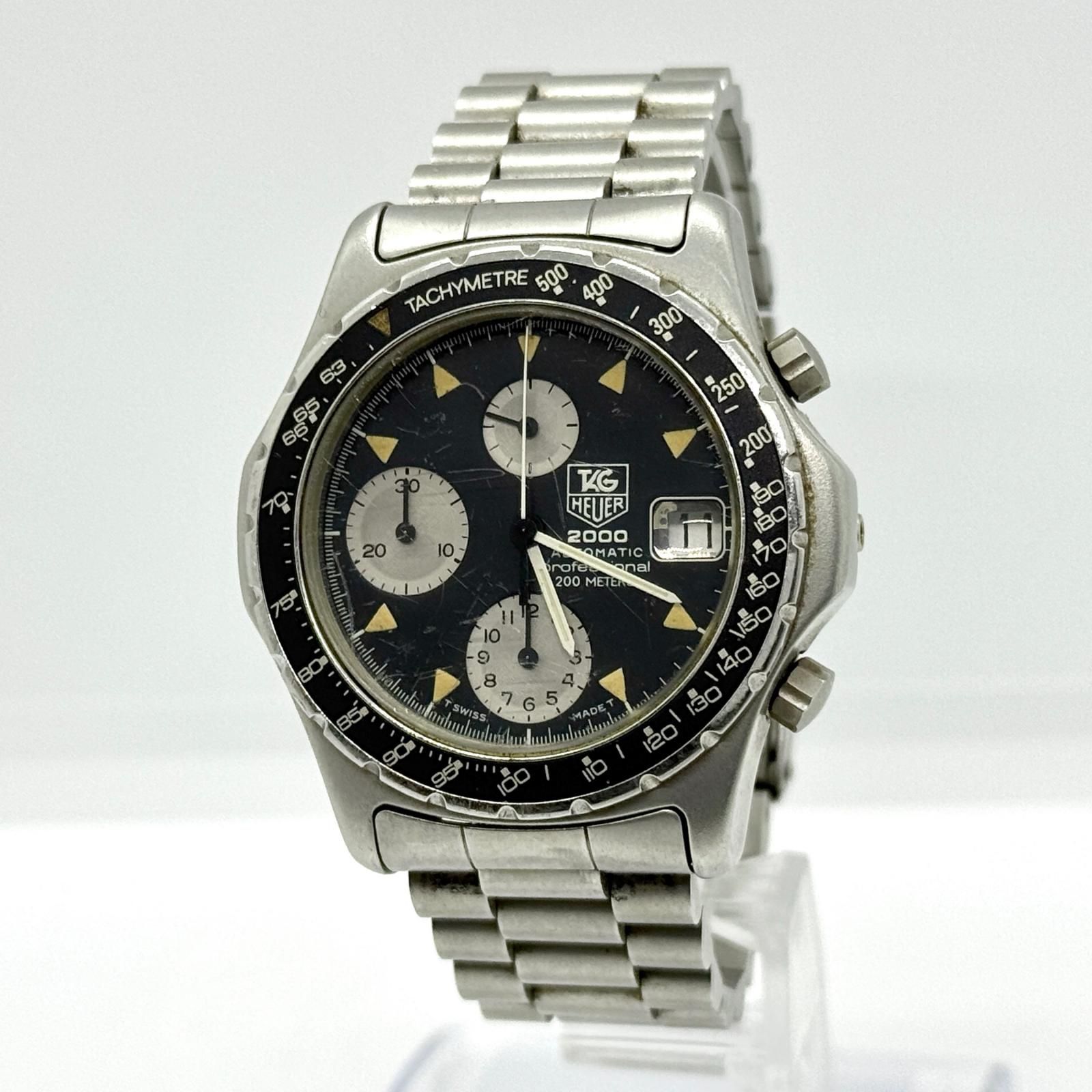 TAG HEUER タグホイヤー プロフェッショナル2000 173.306 ブラック AT 