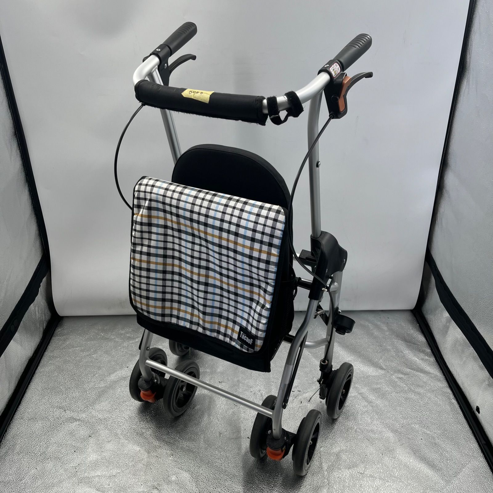 幸和製作所 TacaoF シルバーカー チェック柄 折りたたみ - ♪♪6F24②n