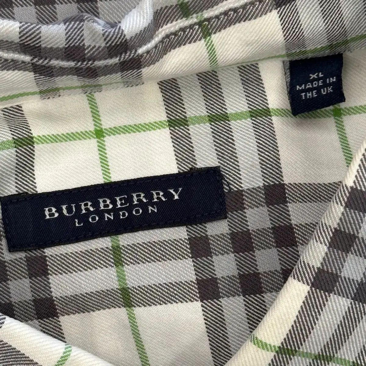 BURBERRY バーバリー グリーンロゴ ノヴァチェック 半袖 CHECK シャツ