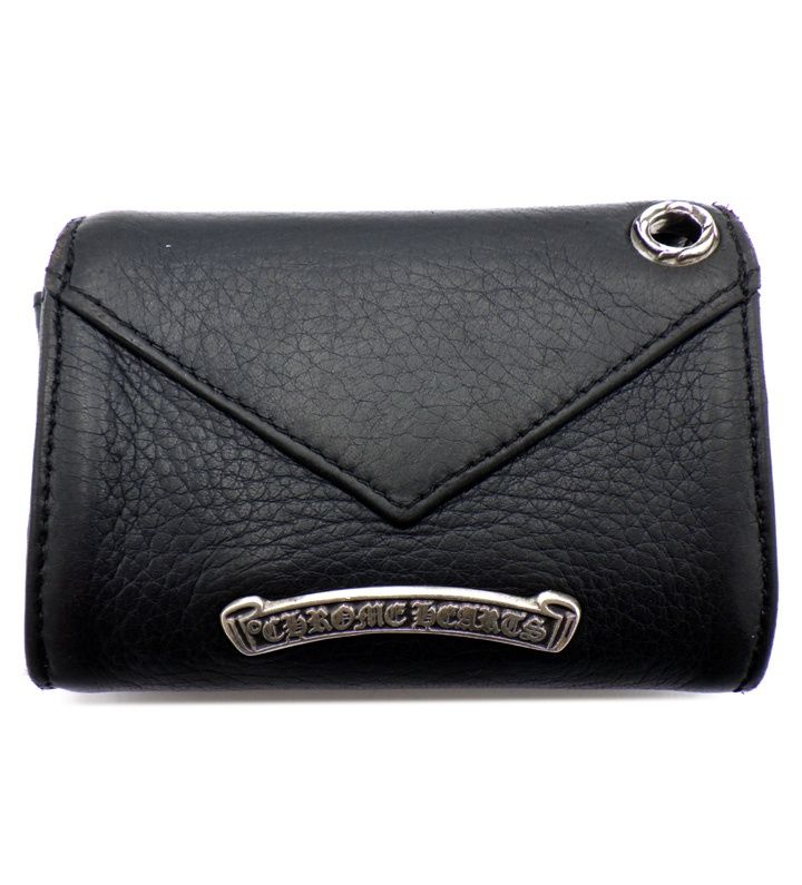 クロムハーツ CHROME HEARTS 【 TINY WALLET 】 CHプラス レザー