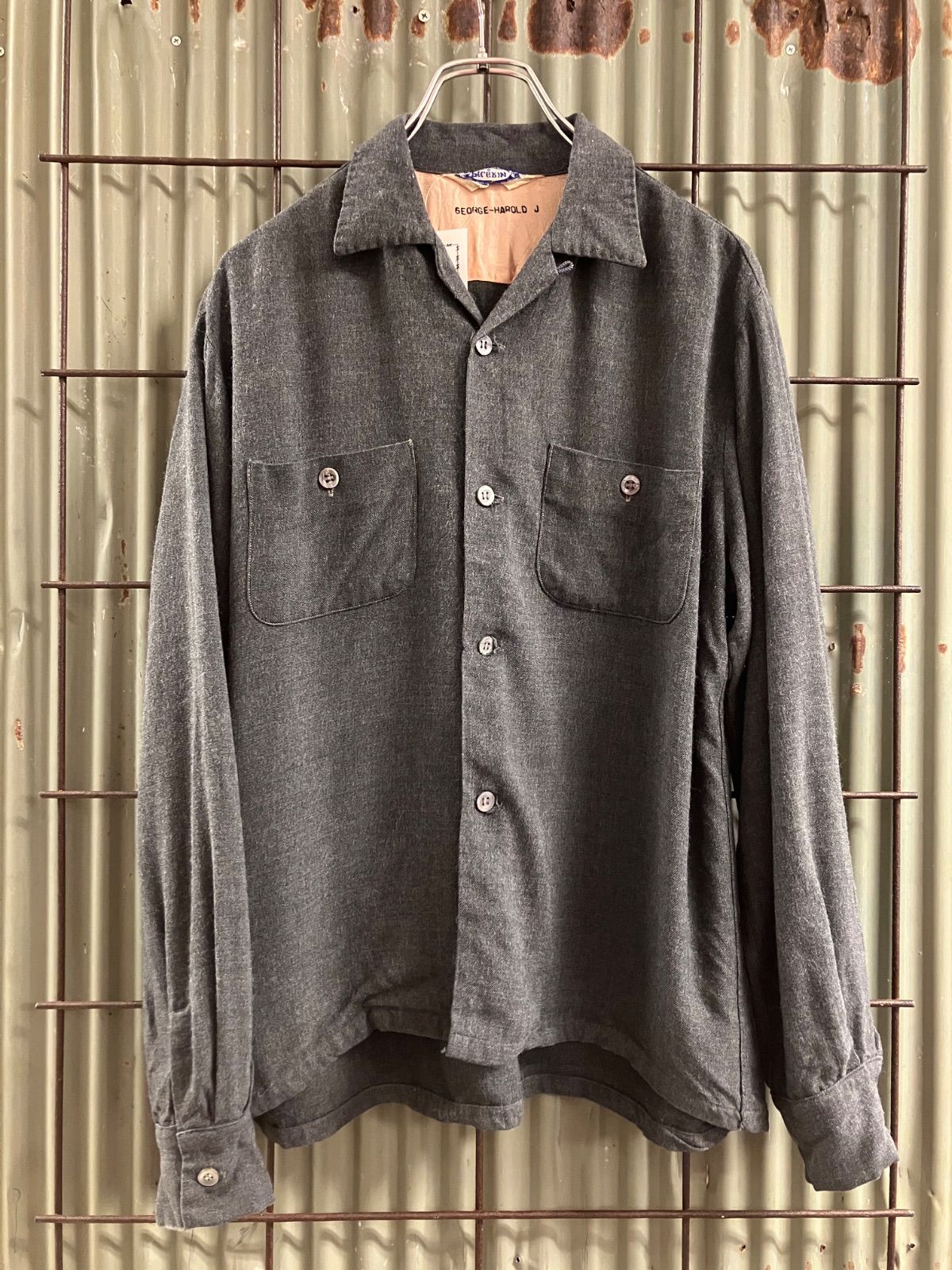 Vintage PILGRIM Gabardine Shirt 60