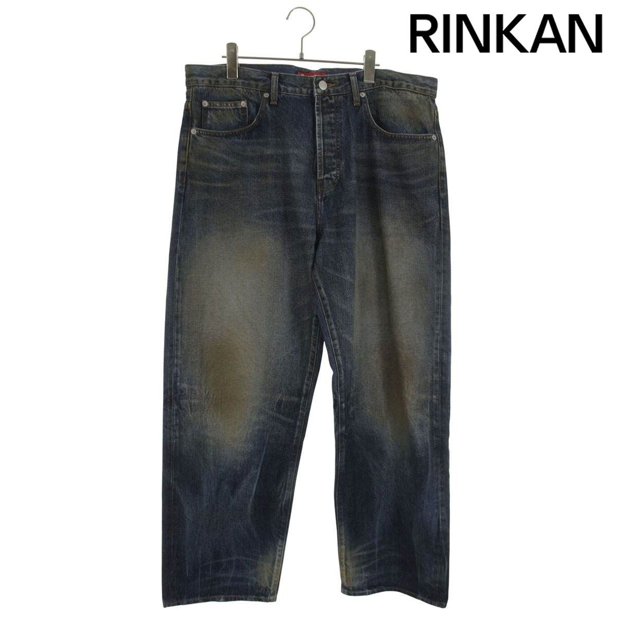 シュプリーム 25AW Distressed Loose Fit Selvedge Jean ルーズ